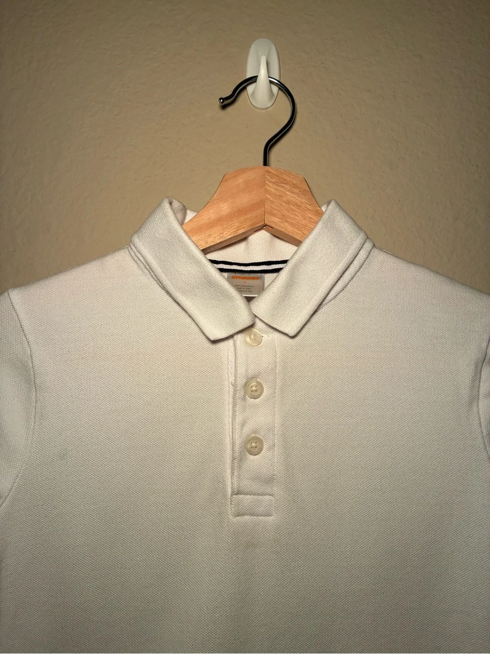 Gymboree size 7 White uniform shirt